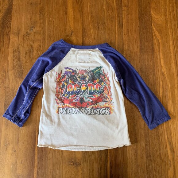 AC/DC Trunk LTD Limited Edition T-Shirt Kids 5-6 Tee Top ACDC Vintage Style Kid - Picture 2 of 9